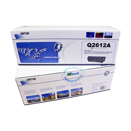 Картридж для HP LJ 1010/1012/1015/3030 Q2612A (2K) UNITON Premium Картридж для HP LJ 1010/1012/1015/3030 Q2612A (2K) UNITON Premium