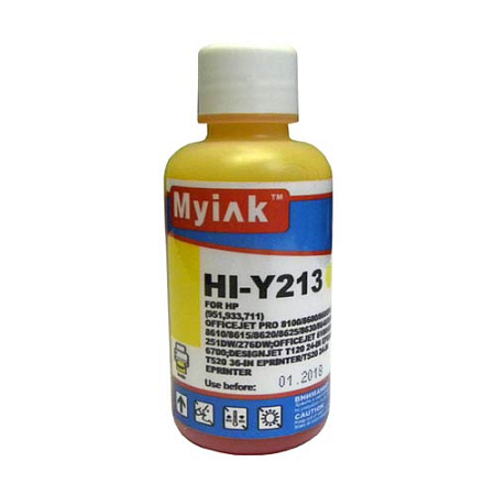 Чернила для HP (933/951) (100мл,yellow, Dye) HI-Y213 Gloria™ MyInk 