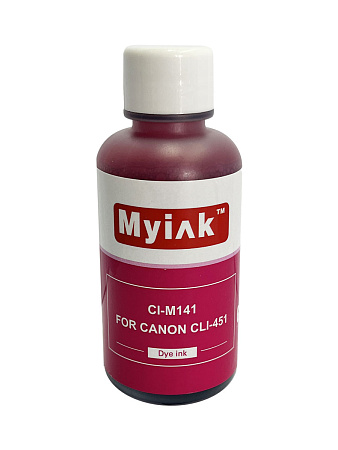 Чернила для CANON CLI-451M (100мл,magenta Dye) CI-M141 Gloria™ MyInk Чернила для CANON CLI-451M (100мл,magenta Dye) CI-M141 Gloria™ MyInk