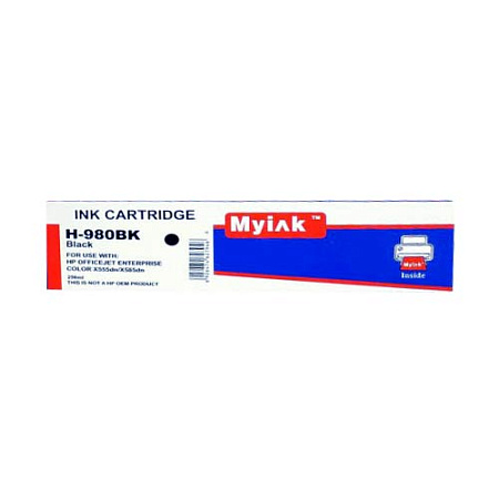 Картридж для (980) HP OfficeJet Enterprise X555/585 (D8J10A) Black (256ml, Pigment) MyInk SAL Картридж для (980) HP OfficeJet Enterprise X555/585 (D8J10A) Black (256ml, Pigment) MyInk SAL