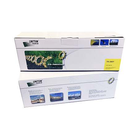Тонер-картридж для (TK- 590Y) KYOCERA FS-C5250/2026/2526/2626 (5K, SAKATA) желт UNITON Premium GREEN LINE (Eco Protected) 