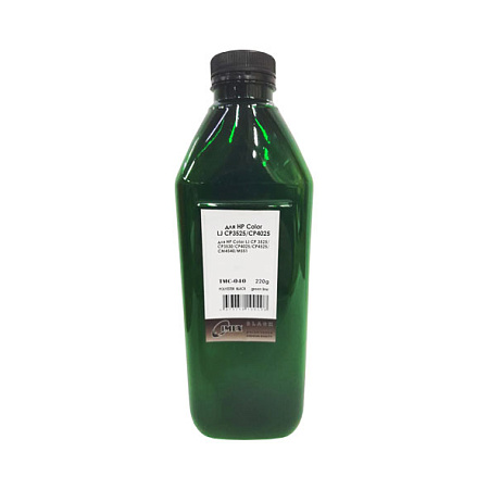 Тонер для HP Color LJ CP 3525/3530/4025/4525/CM4540/M551 (фл, 220,черный ,Polyester,TMC040 IMEX) Green Line 