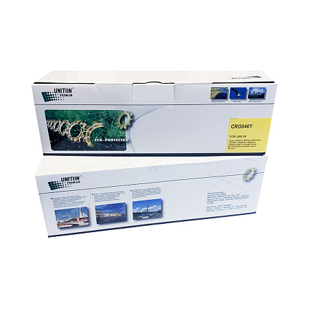 Картридж для CANON LBP-653/654, MF734/735 Cartridge 046 Y желтый (2,3K) UNITON Premium GREEN LINE (Eco Protected) 