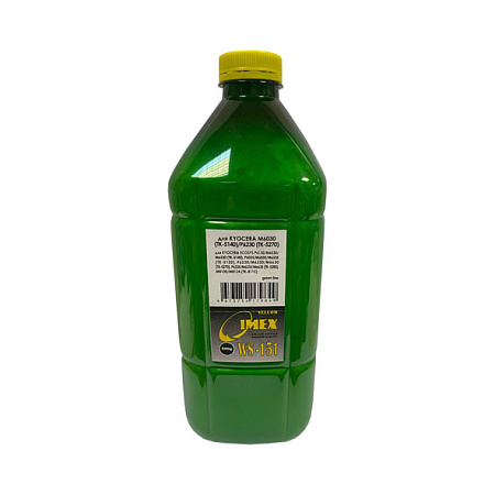 Тонер для KYOCERA ECOSYS M6030/P6230/M6530/6535/M8124/8130 (TK-5140/5150/5270/8115) (фл,500,желтый,WS-151 IMEX) Green Line Тонер для KYOCERA ECOSYS M6030/P6230/M6530/6535/M8124/8130 (TK-5140/5150/5270/8115) (фл,500,желтый,WS-151 IMEX) Green Line