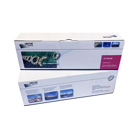 Картридж для HP Color LJ M252/M277  CF403X (201X) красный (2,3K) UNITON Premium GREEN LINE (Eco Protected) 