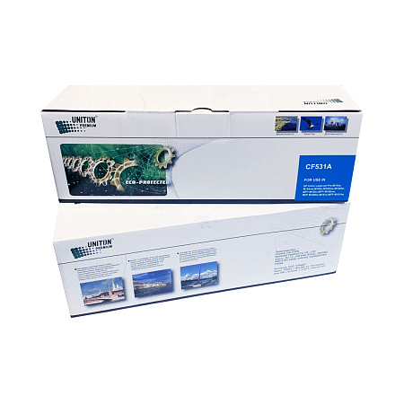 Картридж для HP Color LJ M154/ M180/ M181 CF531A (205A) синий (0,9K) UNITON Premium GREEN LINE (Eco Protected) Картридж для HP Color LJ M154/ M180/ M181 CF531A (205A) синий (0,9K) UNITON Premium GREEN LINE (Eco Protected)