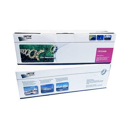 Картридж для CANON LBP-653/654, MF734/735 Cartridge 046 M красный (2,3K) UNITON Premium GREEN LINE (Eco Protected) 