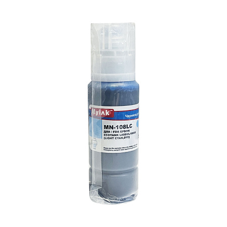 Чернила для EPSON EcoTank (108) L8050/L18050 (100мл, light cyan, Dye) MyInk 