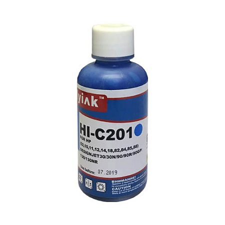 Чернила для HP ( 82/ 85/10/11/88) HP Designjet30/30n/90/90r/90gp/130 C9425A (100мл,cyan) HI-C201 MyInk SAL Чернила для HP ( 82/ 85/10/11/88) HP Designjet30/30n/90/90r/90gp/130 C9425A (100мл,cyan) HI-C201 MyInk SAL