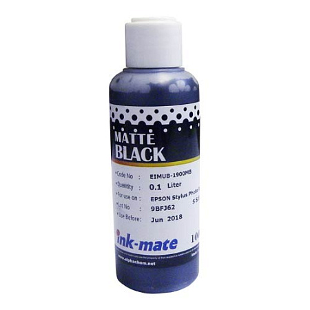 Чернила для EPSON (T0878) R1900/2000 (100мл, matte black, Pigment) EIMUB-1900MB Ink-Mate SAL 