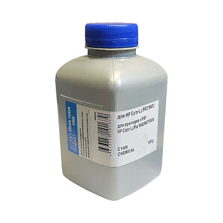 Тонер для HP Color LJ M452/M477/M454 (фл,100,синий,Chemical) Silver ATM Тонер для HP Color LJ M452/M477/M454 (фл,100,синий,Chemical) Silver ATM