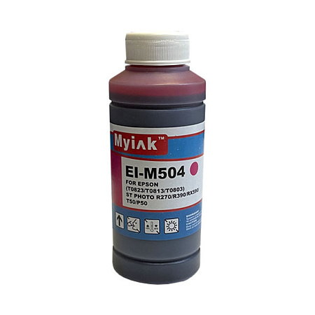 Чернила для EPSON St Photo R270/R290/RX590/T50/P50 EI-M504 (100мл, Magenta Dye) MyInk RU Чернила для EPSON St Photo R270/R290/RX590/T50/P50 EI-M504 (100мл, Magenta Dye) MyInk RU