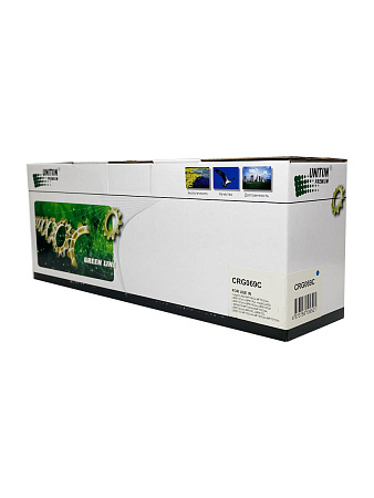 Картридж для CANON LBP-673/MF752/ 754 Cartridge 069 синий (1,9K)  UNITON Premium GREEN LINE (Eco Protected) 