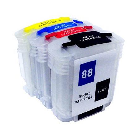 Набор картриджей ПЗК (88/9385/9386/9387/9388) для HP OfficeJet Pro K550/K5400 with / chip/ 4шт (БЕЗ ЧЕРНИЛ) Yuxunda Набор картриджей ПЗК (88/9385/9386/9387/9388) для HP OfficeJet Pro K550/K5400 with / chip/ 4шт (БЕЗ ЧЕРНИЛ) Yuxunda