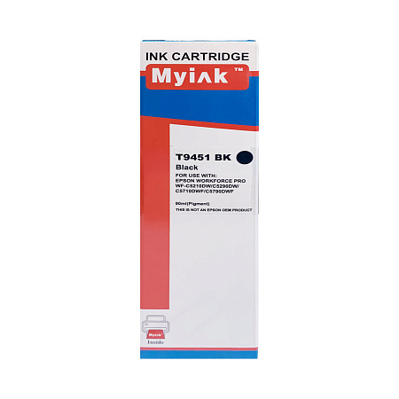 Контейнер  с чернилами для EPSON (T9451) WorkForce WF-C5290DW/WorkForce WF-C5790DWF Black (90ml, Pigment) MyInk SAL 