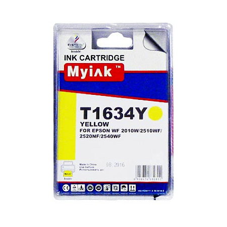Картридж для (T1634) EPSON WorkForce WF-2010/2510/2520/2540 Yellow MyInk SAL Картридж для (T1634) EPSON WorkForce WF-2010/2510/2520/2540 Yellow MyInk SAL