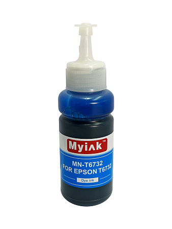 Чернила для EPSON (T6732) L100/L200/ L655/ L800/  L805/ L1800 (70мл, контейнер, cyan Dye) MN-T6732 MyInk 
