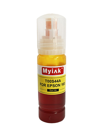 Чернила для EPSON EcoTank (103) L1110/L3050/L3150/L5190 (70мл,yellow,Dye) MyInk 