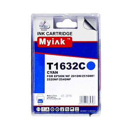 Картридж для (T1632) EPSON WorkForce WF-2010/2510/2520/2540 Cyan MyInk SAL Картридж для (T1632) EPSON WorkForce WF-2010/2510/2520/2540 Cyan MyInk SAL