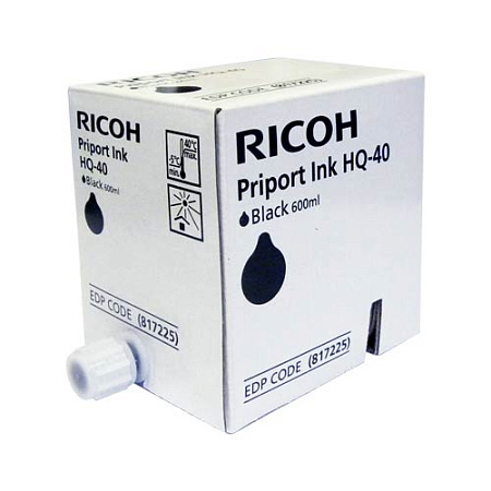 Краска для Ricoh Priport JP-4500/DX 4542 type HQ40 (т,600ml,ч,5шт) (o) 
