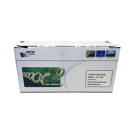 Тонер-картридж для (TK-1150) KYOCERA P2235DN/P2235DW/M2135DN/M2635DN/M2735DW (3K,TG-50  MURATA) UNITON Premium GREEN LINE (Eco Protected) 