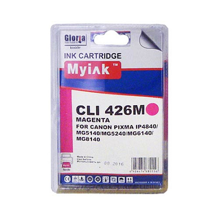 Картридж для CANON  CLI-426M  PIXMA iP4840/ MG5140/5240/6140/8140 Magenta  (9ml, Dye) MyInk SAL 