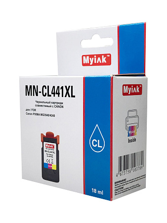 Картридж для CANON  CL-441XL PIXMA MG3540/4240 (R) Color (18ml) Myink 
