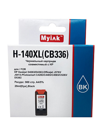 Картридж для (140XL) HP DJ D4263 CB336 (R) Black MyInk Картридж для (140XL) HP DJ D4263 CB336 (R) Black MyInk
