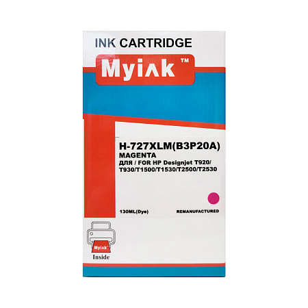 Картридж для (727XL) HP DesignJet T1500/T2500/T920 (B3P20A) Magenta MyInk Картридж для (727XL) HP DesignJet T1500/T2500/T920 (B3P20A) Magenta MyInk