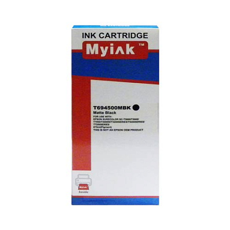 Картридж для (T6945) EPSON SureColor SC-T3200/T5200/T7200 Matte Black (675ml, Pigment) MyInk Картридж для (T6945) EPSON SureColor SC-T3200/T5200/T7200 Matte Black (675ml, Pigment) MyInk