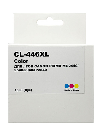 Картридж для CANON  CL-446XL PIXMA MG2440/2540/2840 Color (13ml) Myink Т/У 