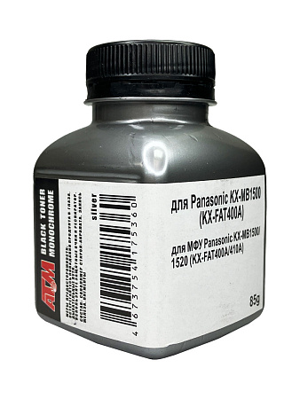 Тонер для Panasonic KX-MB1500/1520 (KX-FAT400A/410A) (фл,85) Silver ATM Тонер для Panasonic KX-MB1500/1520 (KX-FAT400A/410A) (фл,85) Silver ATM