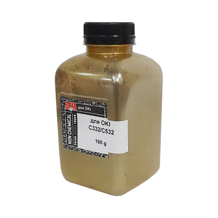 Тонер для OKI C332/C532 (фл,160,черный, TOMOEGAWA) Gold ATM Тонер для OKI C332/C532 (фл,160,черный, TOMOEGAWA) Gold ATM
