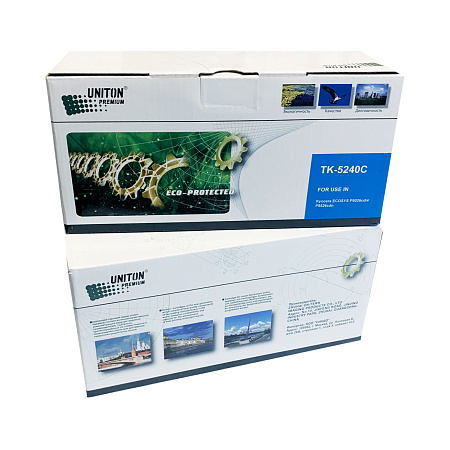 Тонер-картридж для (TK-5240C) KYOCERA ECOSYS P5026/M5526 (3K) синий UNITON Premium GREEN LINE (Eco Protected) Тонер-картридж для (TK-5240C) KYOCERA ECOSYS P5026/M5526 (3K) синий UNITON Premium GREEN LINE (Eco Protected)