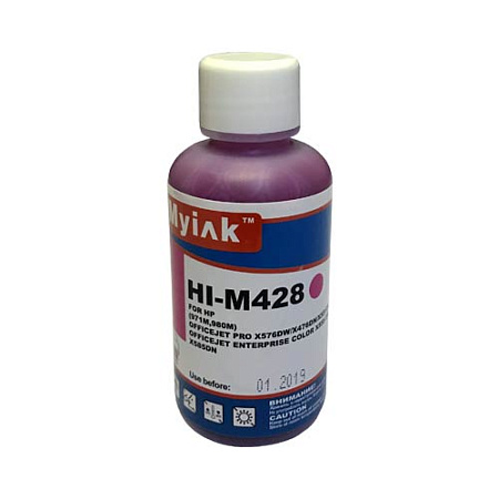 Чернила для HP (971/980) Officejet Pro X576/X476/X551 (100мл,magenta,Pigment) HI-M428 EverBrite™ MyInk Чернила для HP (971/980) Officejet Pro X576/X476/X551 (100мл,magenta,Pigment) HI-M428 EverBrite™ MyInk