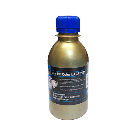 Тонер для HP Color LJ CP 2025/CM 2320/CP 1215/CP 1025   (фл,80,синий,glossy,Chemical MKI) Gold ATM 