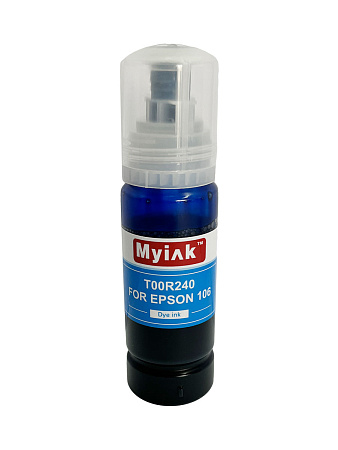 Чернила для EPSON EcoTank (106) (T00R240) ET-7700/7750/L7160/L7180 (70мл, cyan,Dye) MyInk 