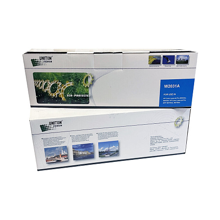 Картридж для HP Color LJ M454, M455, MFPM479 W2031A (415A) синий (2,1K) БЕЗ ЧИПА!!! UNITON Premium GREEN LINE (Eco Protected) Картридж для HP Color LJ M454, M455, MFPM479 W2031A (415A) синий (2,1K) БЕЗ ЧИПА!!! UNITON Premium GREEN LINE (Eco Protected)