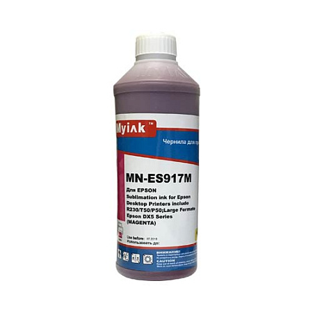Чернила для EPSON St Photo R230/T50 (1л,magenta,сублимационные) ES917M MyInk SAL 