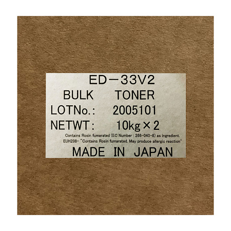 Тонер для KYOCERA type ED-33  FS-3900 TK-310/320/330/TK-130/140 (короб,2х10кг) TOMOEGAWA Япония 