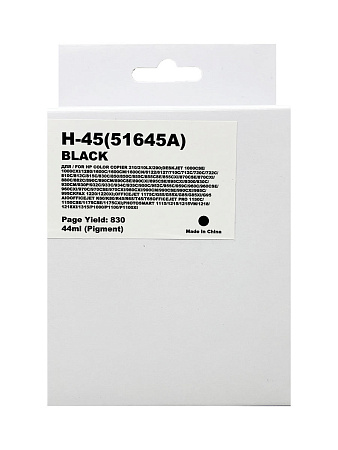 Картридж для ( 45) HP DJ 710С/850C  51645А (R) Black (44ml) Myink Т/У 
