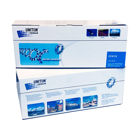 Картридж для HP Color LJ M452/M477 CF411X (410X) синий (5K) UNITON Premium Картридж для HP Color LJ M452/M477 CF411X (410X) синий (5K) UNITON Premium