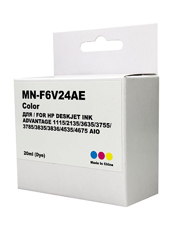 Картридж для (652XL) HP DJ Advantage 2135/3635/3835/4535/4675 F6V24AE (R) Color (20ml) Myink Т/У Картридж для (652XL) HP DJ Advantage 2135/3635/3835/4535/4675 F6V24AE (R) Color (20ml) Myink Т/У