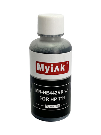 Чернила для HP (711) HP Designjet T120, T520, T125, T130, T525, T530. HP Officejet Pro L7380, L7480, L7580, L7590, L7600, L7650, L7680, L7700, L7750, L7780 (100мл, Black, Pigment) HI-BK442 EverBrite™ MyInk 