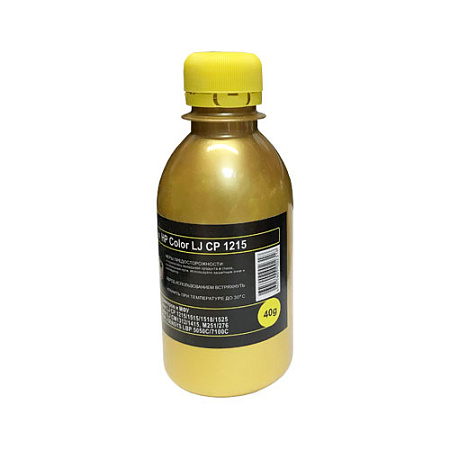 Тонер для HP Color LJ CP 1215/1515/1518/1525/СМ1312/CM1415/CP1025/ 2025 (фл,40,желтый,Chemical MKI) Gold ATM 
