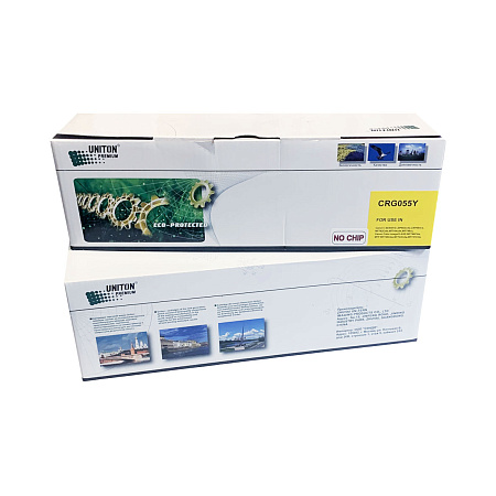 Картридж для CANON LBP-663/664/MF746/742/744 Cartridge 055 желтый (2,1K) БЕЗ ЧИПА!!! UNITON Premium GREEN LINE (Eco Protected) Картридж для CANON LBP-663/664/MF746/742/744 Cartridge 055 желтый (2,1K) БЕЗ ЧИПА!!! UNITON Premium GREEN LINE (Eco Protected)