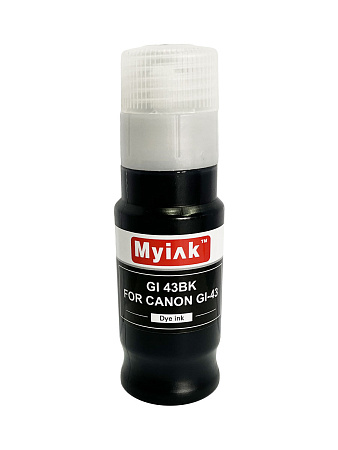 Чернила для CANON GI-43Bk ( 60мл, контейнер, black Dye) для PIXMA G540/G640 GI43BK MyInk 