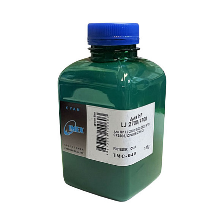 Тонер для HP Color LJ 2700/3600/3800/4700/CP 3505/4005/CM4730 (фл,135,синий,Polyester,TMC040 IMEX) Green Line Тонер для HP Color LJ 2700/3600/3800/4700/CP 3505/4005/CM4730 (фл,135,синий,Polyester,TMC040 IMEX) Green Line