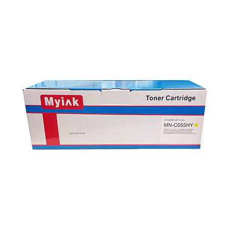 Картридж для CANON LBP-663/664/MF746/742/744 Cartridge 055H желтый (5,9K, псевдоЧИП ) MyInk Картридж для CANON LBP-663/664/MF746/742/744 Cartridge 055H желтый (5,9K, псевдоЧИП ) MyInk