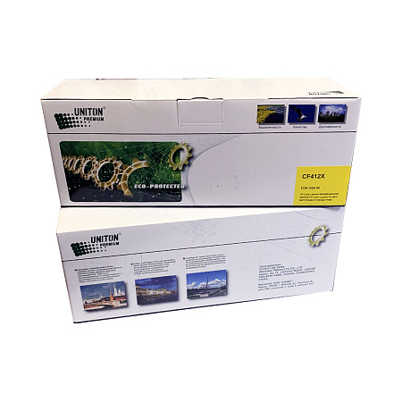 Картридж для HP Color LJ M452/M477 CF412X (410X) желтый (5K) UNITON Premium GREEN LINE (Eco Protected) Картридж для HP Color LJ M452/M477 CF412X (410X) желтый (5K) UNITON Premium GREEN LINE (Eco Protected)
